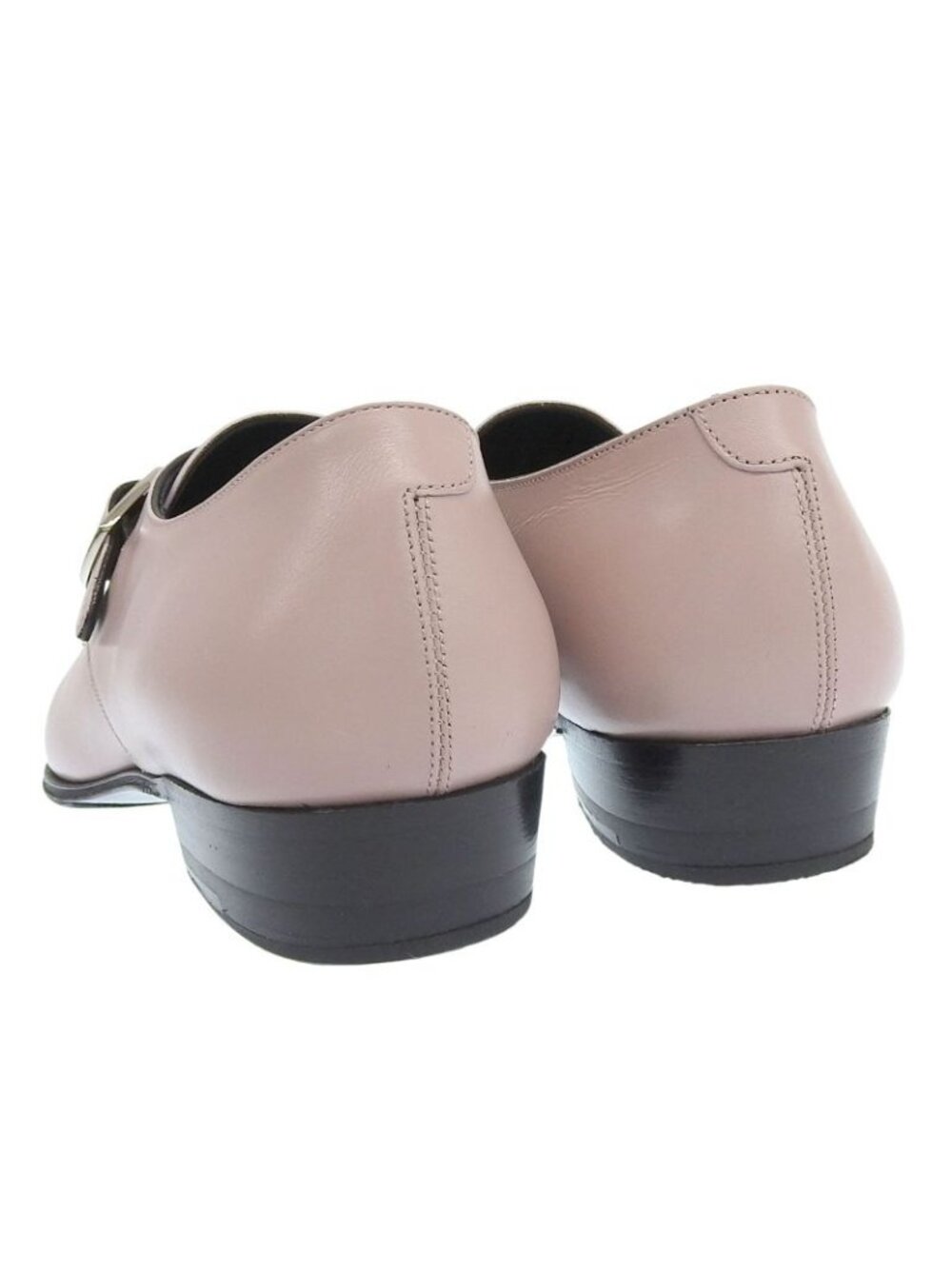 Celine Jacno Jacuno Monk Strap Leather Shoes Dress Pink 36.5 - Picture 5 of 10